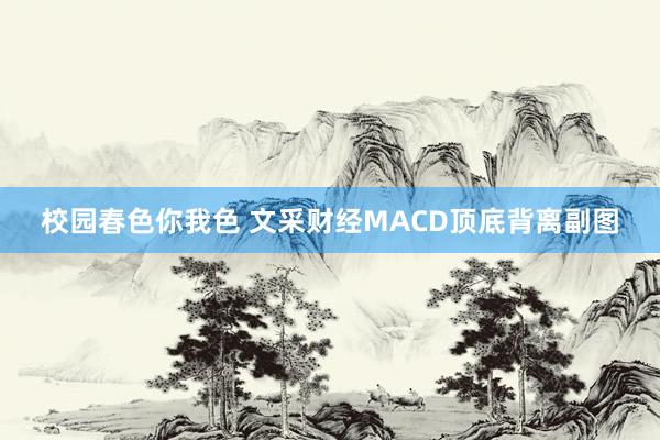 校园春色你我色 文采财经MACD顶底背离副图