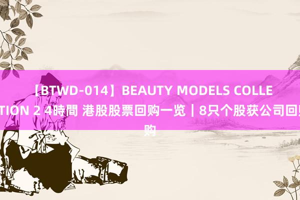 【BTWD-014】BEAUTY MODELS COLLECTION 2 4時間 港股股票回购一览｜8只个股获公司回购